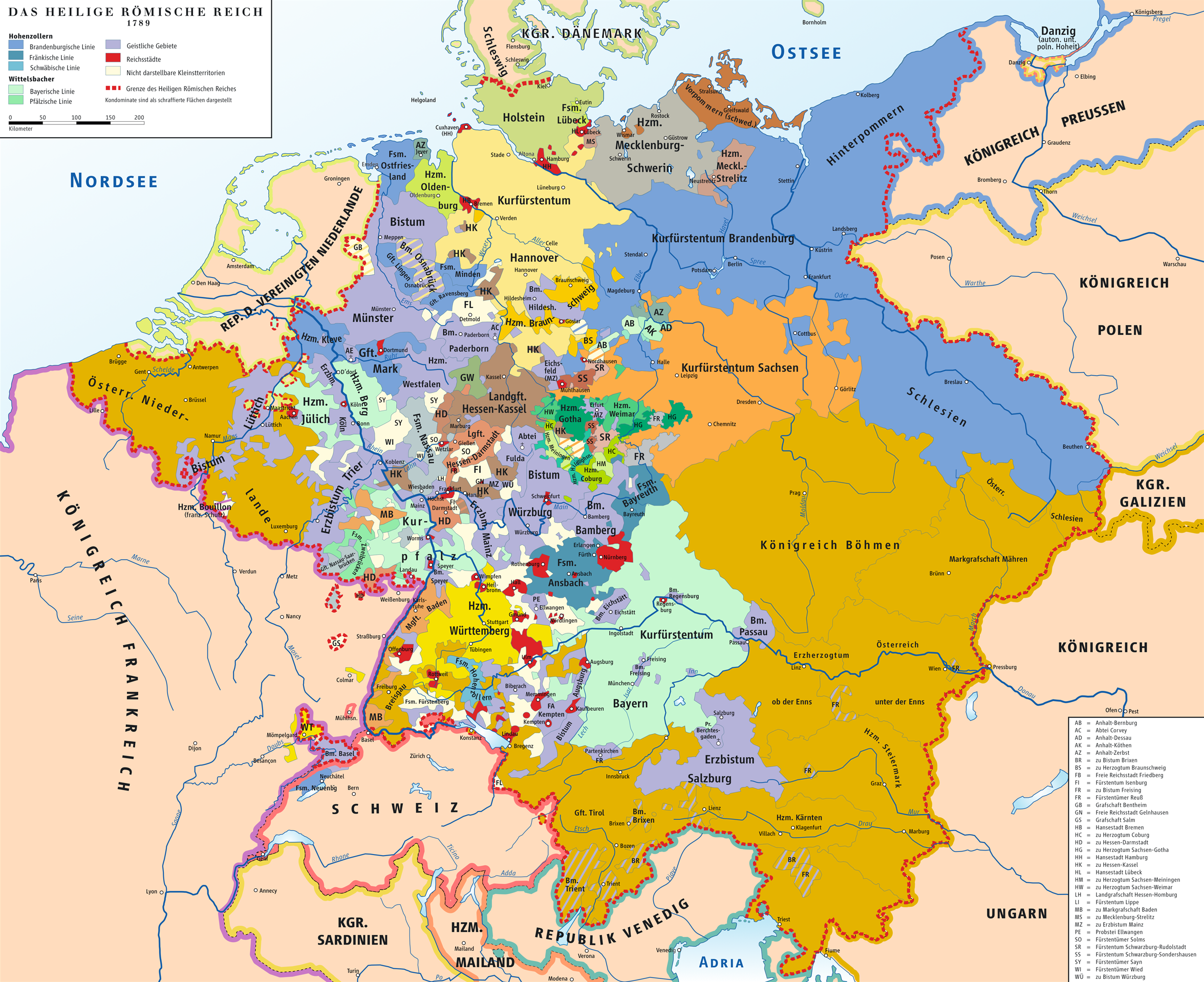 Deutsches Reich Karte 1871